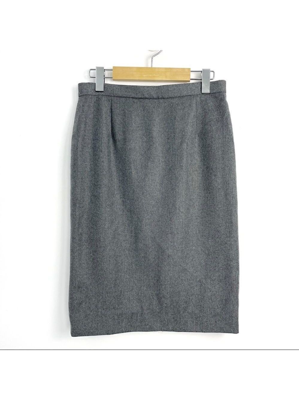Moschino Cheap And Chic Classic Wool  Pencil Skirt